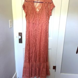 Bohemian lace dress